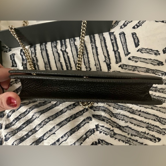 Gucci Soho Wallet on Chain, Black Leather, New With Tags - Picture 13 of 16